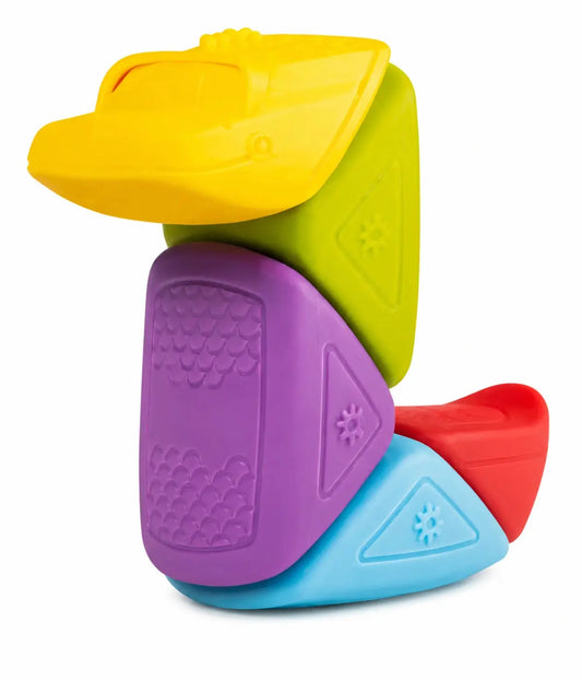 Brinquedo de encaixe para Bebês Mexe Mexe Jacaré 5 peças Townbrink Studio Criativo