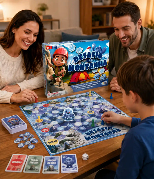 Jogo De Tabuleiro Desafio Da Montanha Pais E Filhos