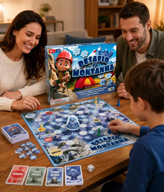 Jogo De Tabuleiro Desafio Da Montanha Pais E Filhos Townbrink Studio Criativo