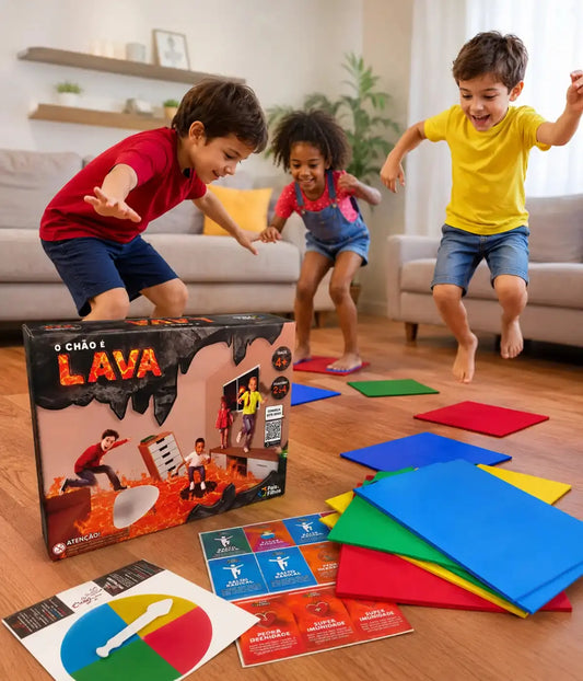 Jogo Divertido O Chão É Lava Townbrink Studio Criativo