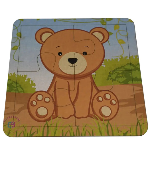 Kit 4 Quebra-cabeças Animais Infantil 4 Peças Townbrink Studio Criativo