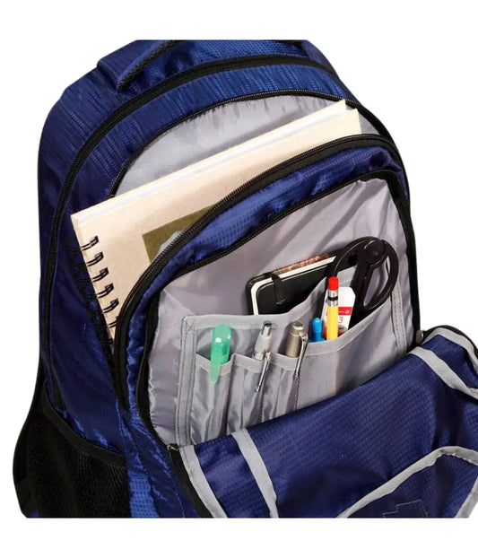 Mochila Escolar Yes 3 Divisões Azul Bolsos Laterais Townbrink Studio Criativo