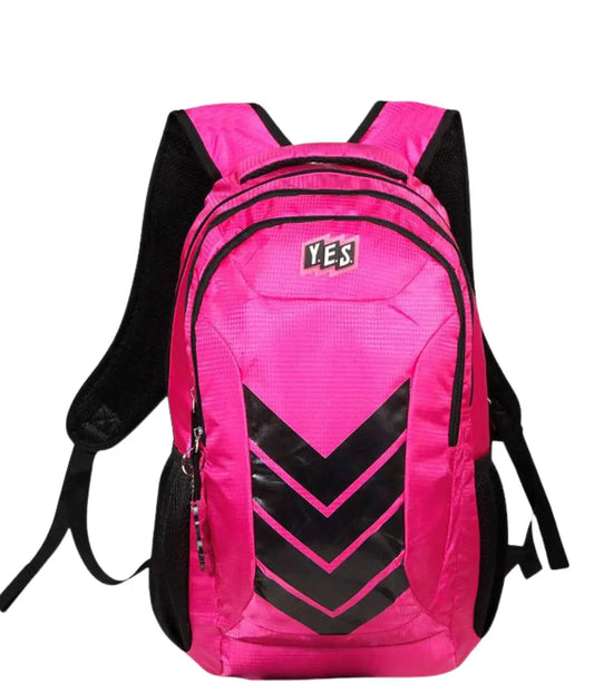 Mochila Escolar Yes 3 Divisões Rosa Infantil Juvenil Townbrink Studio Criativo