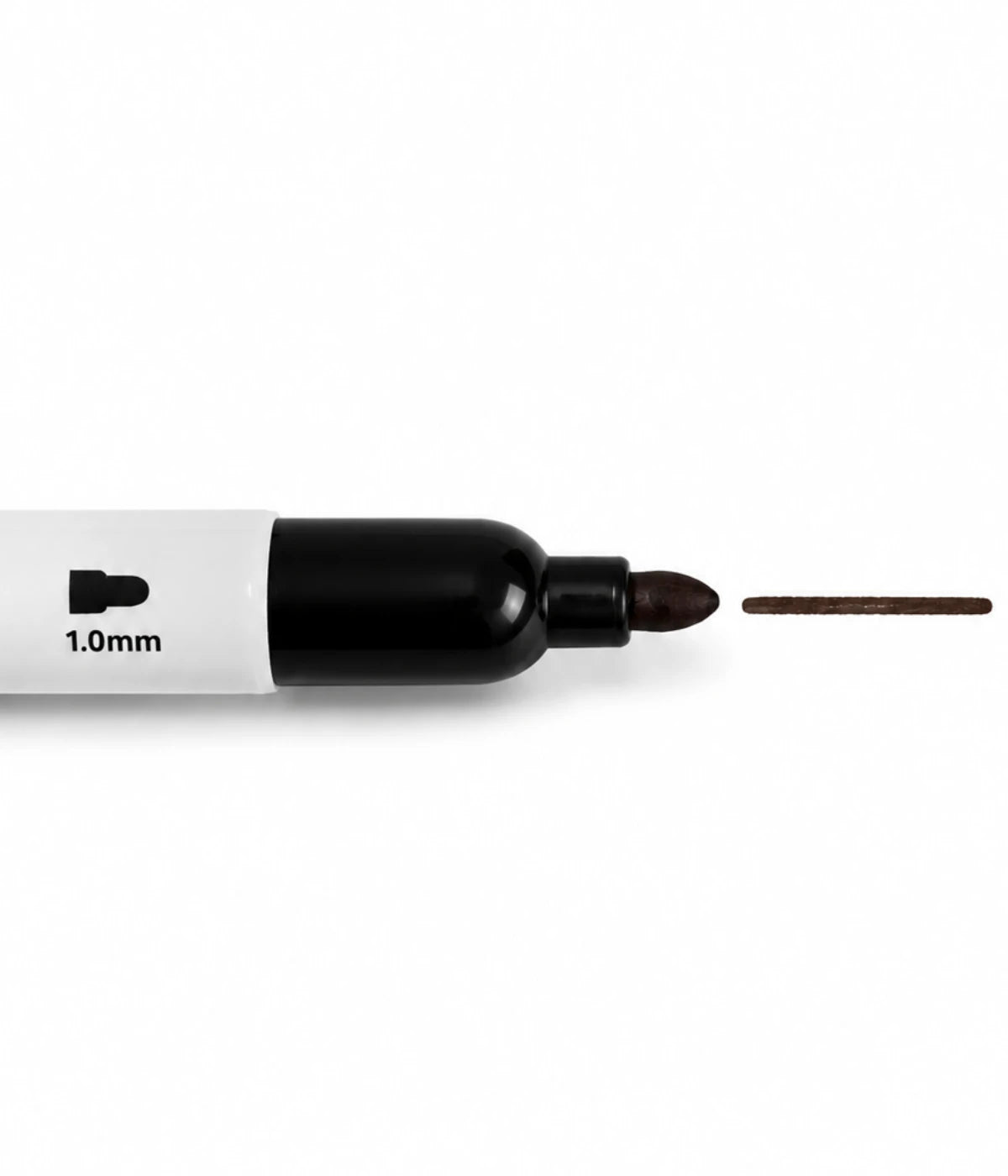 Marcador Permanente Preto Acrilex Ponta Dupla 0,4 e 1,0mm