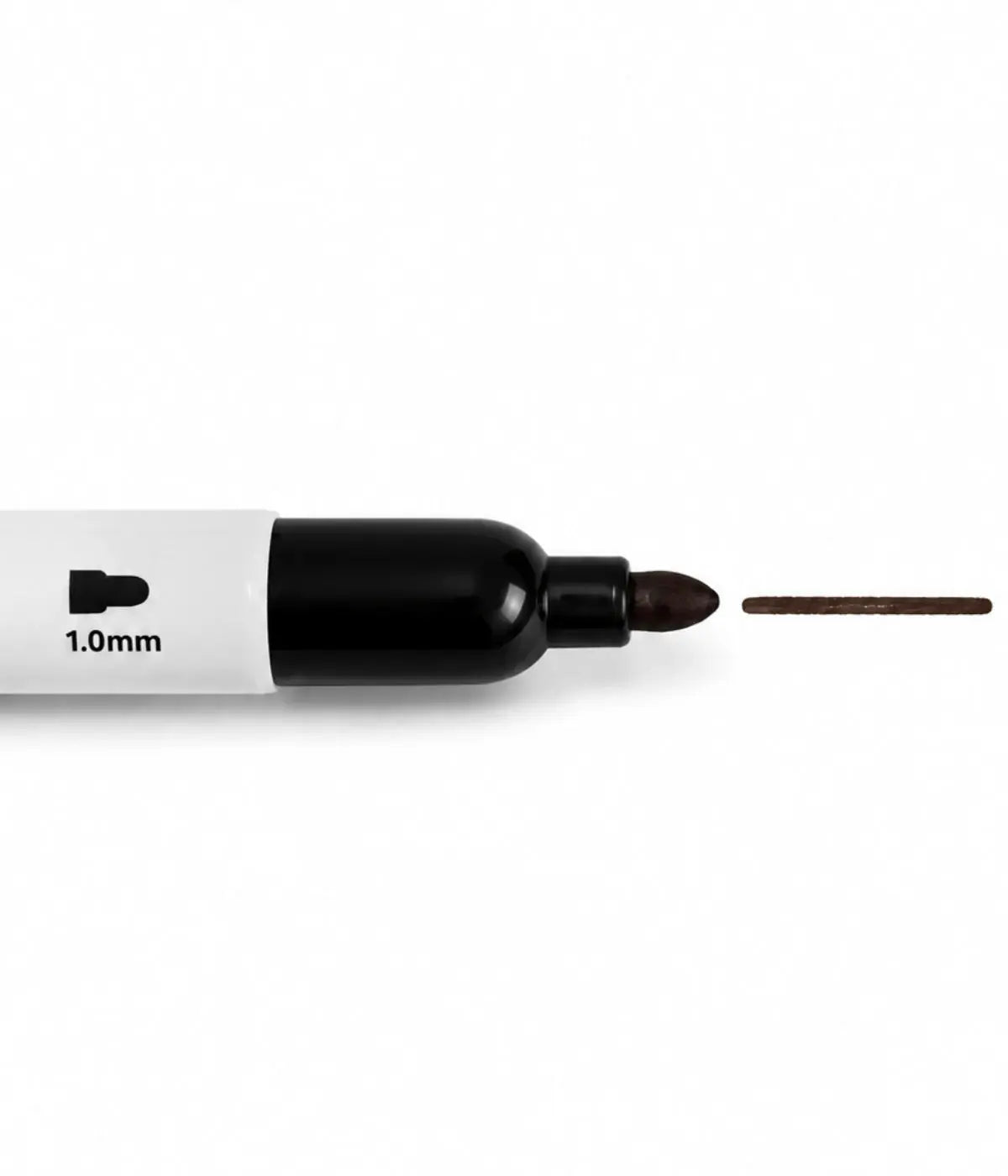 Marcador Permanente Preto Acrilex Ponta Dupla 0,4 e 1,0mm Townbrink Studio Criativo