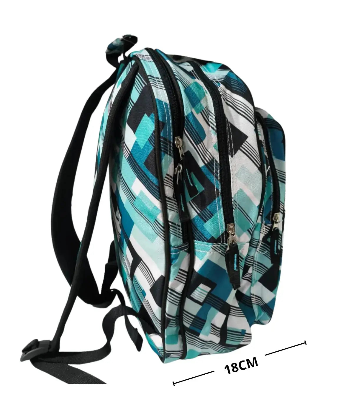Mochila Yes All 2 Divisões Bolso Frontal Bordado Azul Townbrink Studio Criativo