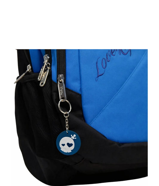 Mochila Yes Lovely Girl 2 Divisões Bolso Frontal Azul