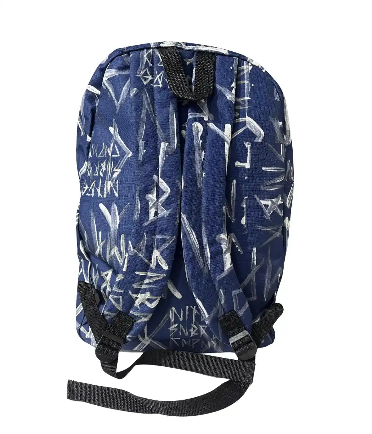 Mochila Escolar Yes Street Azul e Branco Leve Juvenil Townbrink Studio Criativo