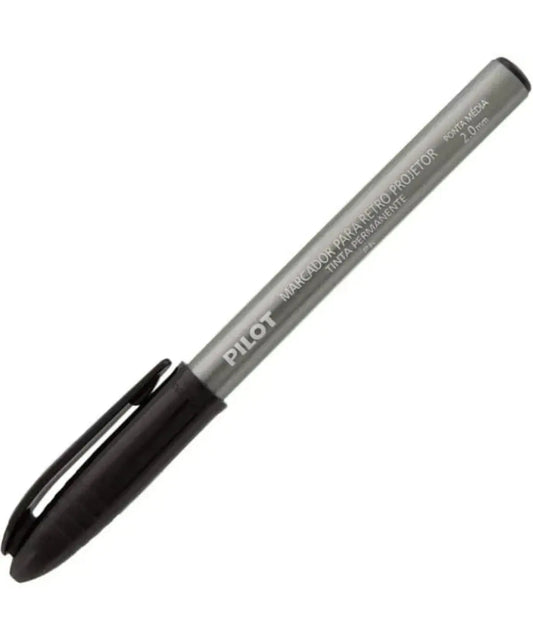 Pincel Marcador Permanente Pilot Preto Ponta 1,0mm Townbrink Studio Criativo