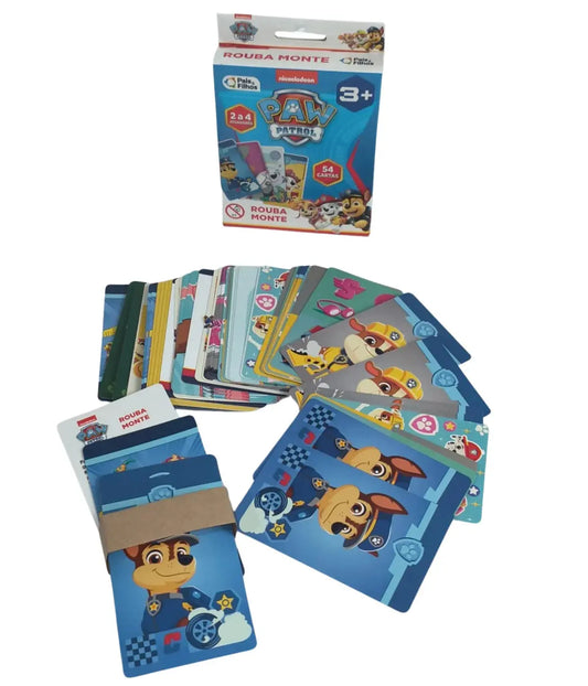 Jogo Rouba Monte Patrulha Canina Infantil +3 Anos Townbrink Studio Criativo