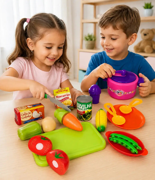 Brinquedo Kit Cozinha Infantil Sopinha Com Velcro Big Star Townbrink Studio Criativo