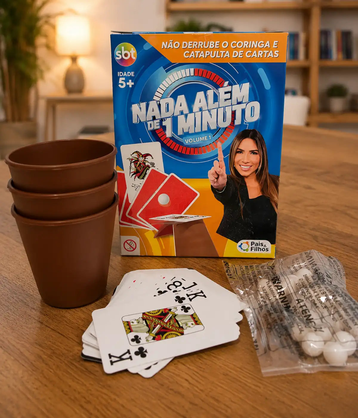 Nada Além de 1 Minuto – Não derrube o coringa e Catapulta das cartas