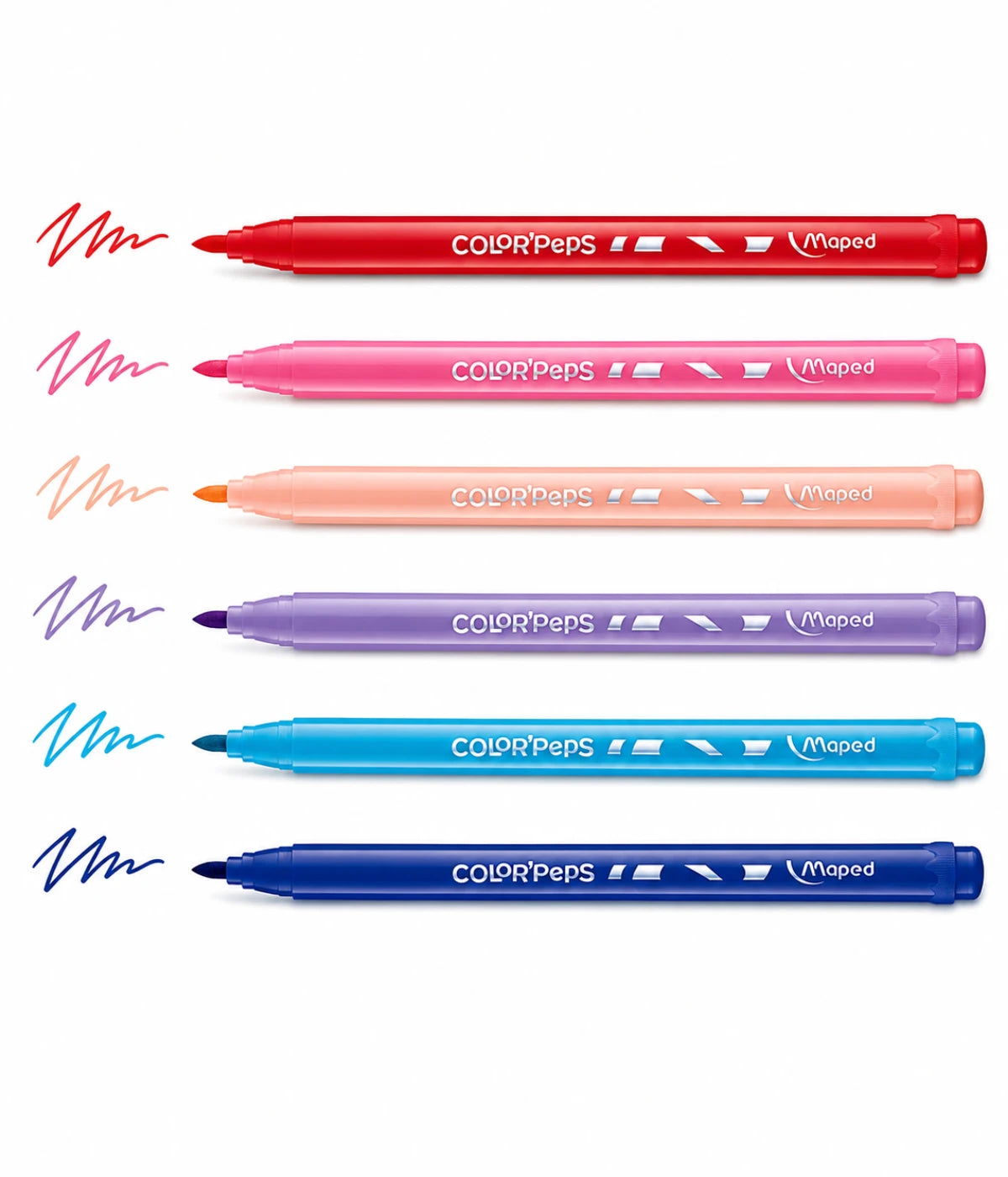 Canetinha Hidrográfica Maped Color Peps Ocean 12 Cores