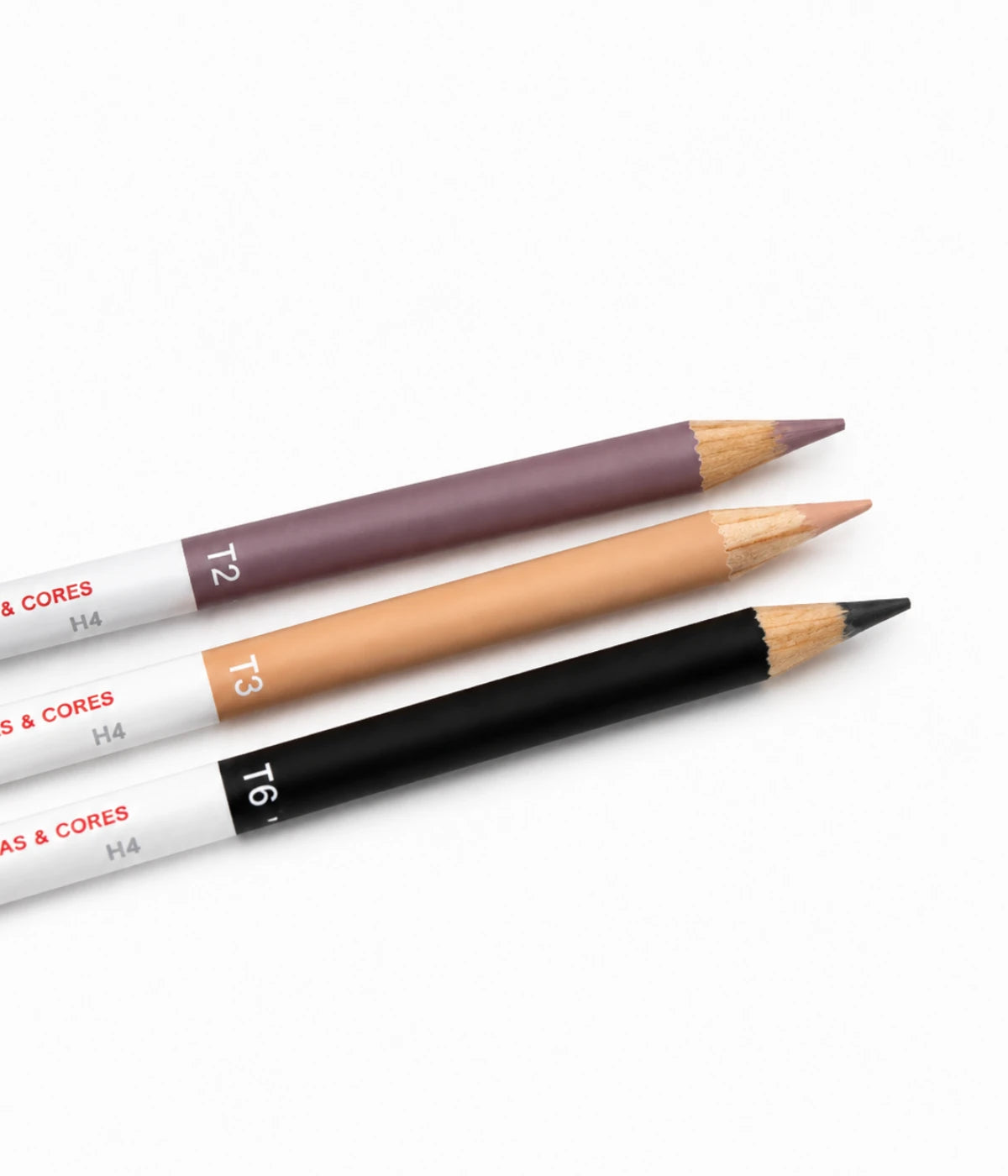 Lápis de Cor Caras e Cores 12 Cores + 6 Tons de Pele Faber