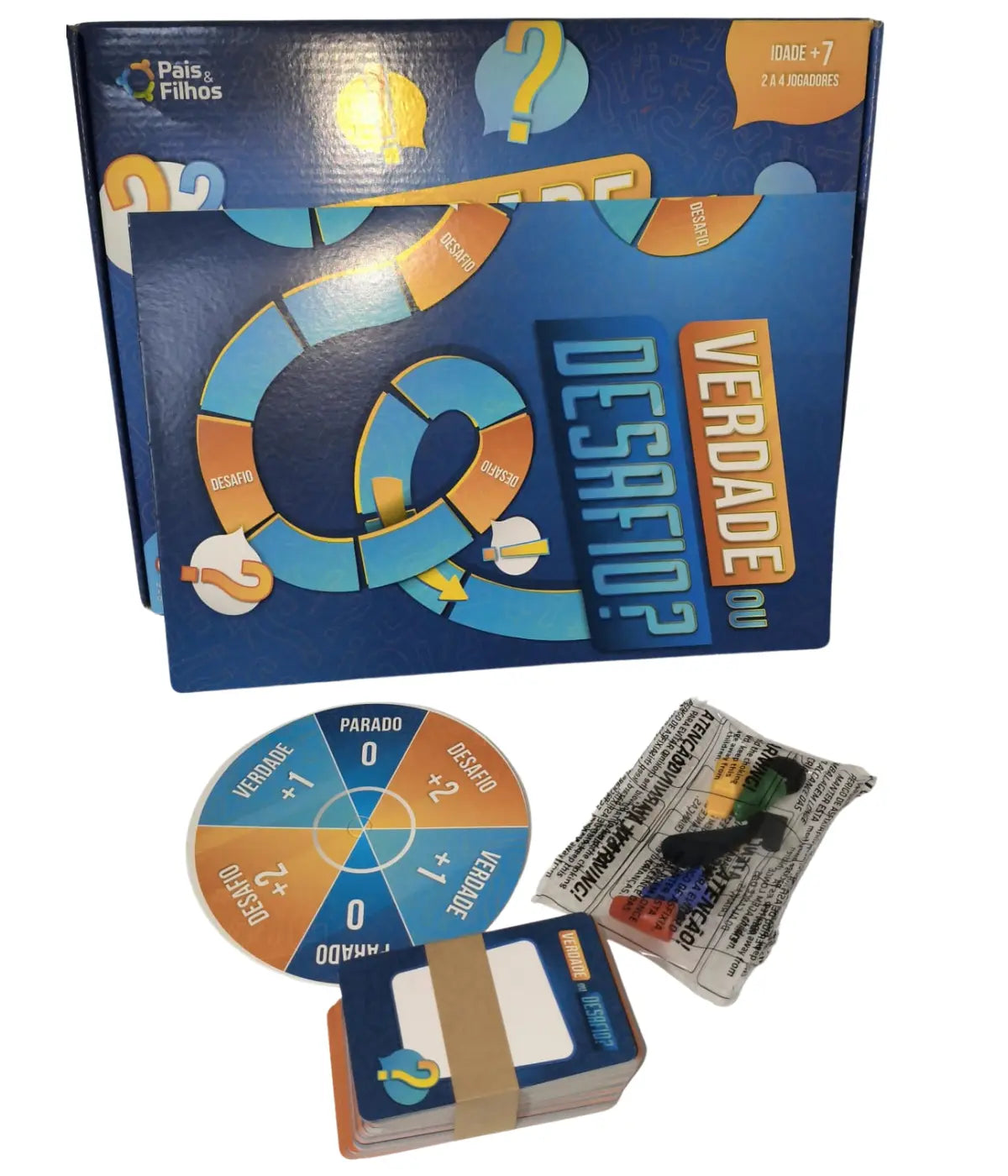 Jogo de cartas verdade ou desafio