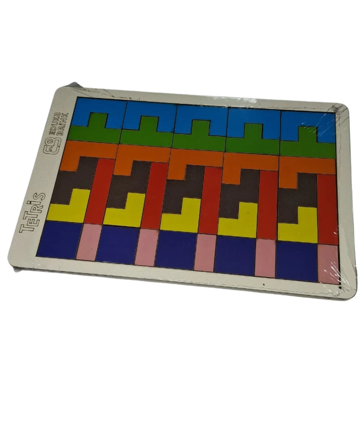 Jogo Tetris Madeira Educativo Infantil Colorido
