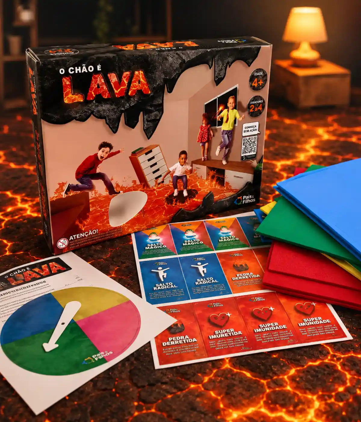 Jogo Divertido O Chão É Lava