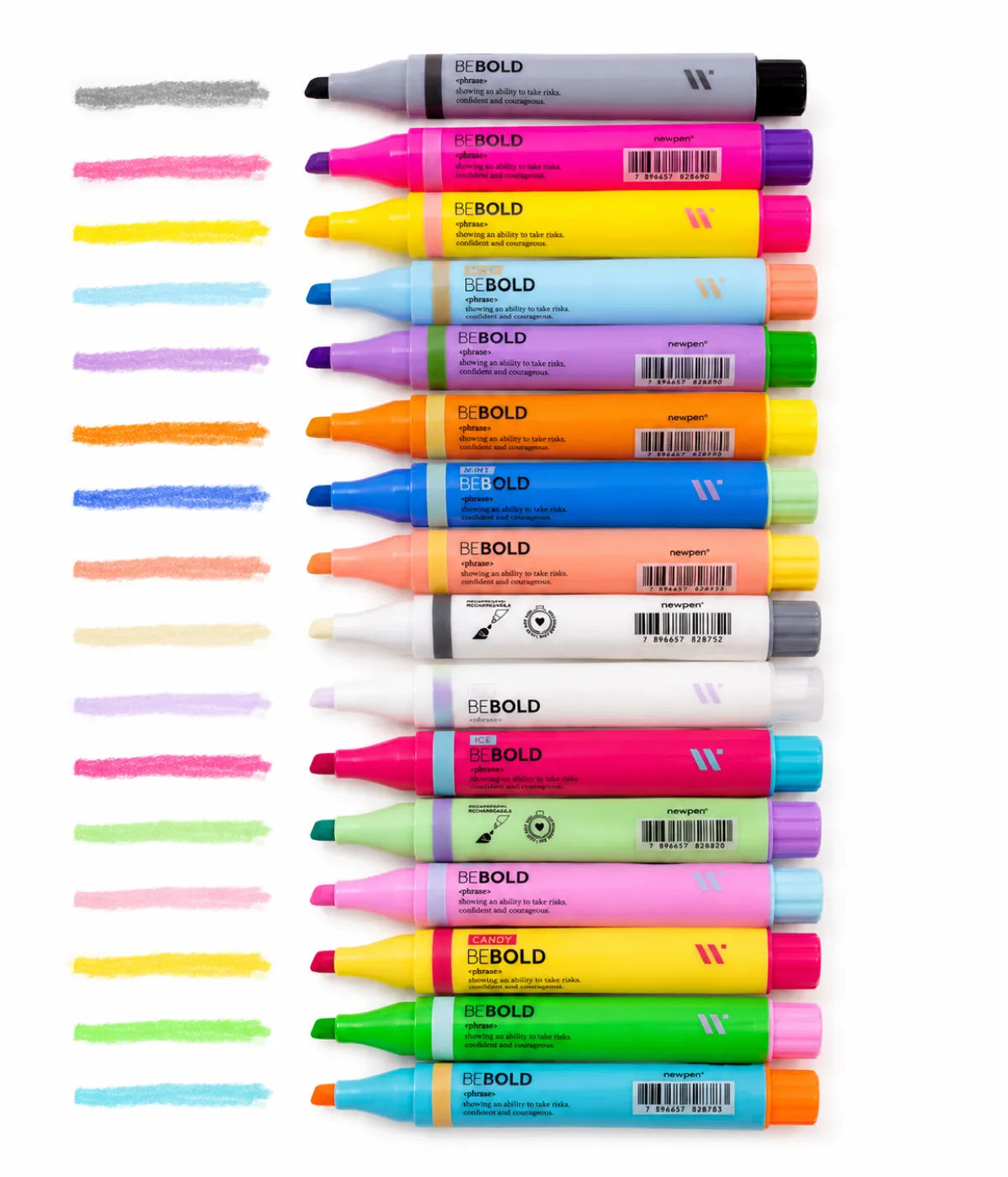 Kit De Canetas Perfumadas Marca Texto Bebold Newpen
