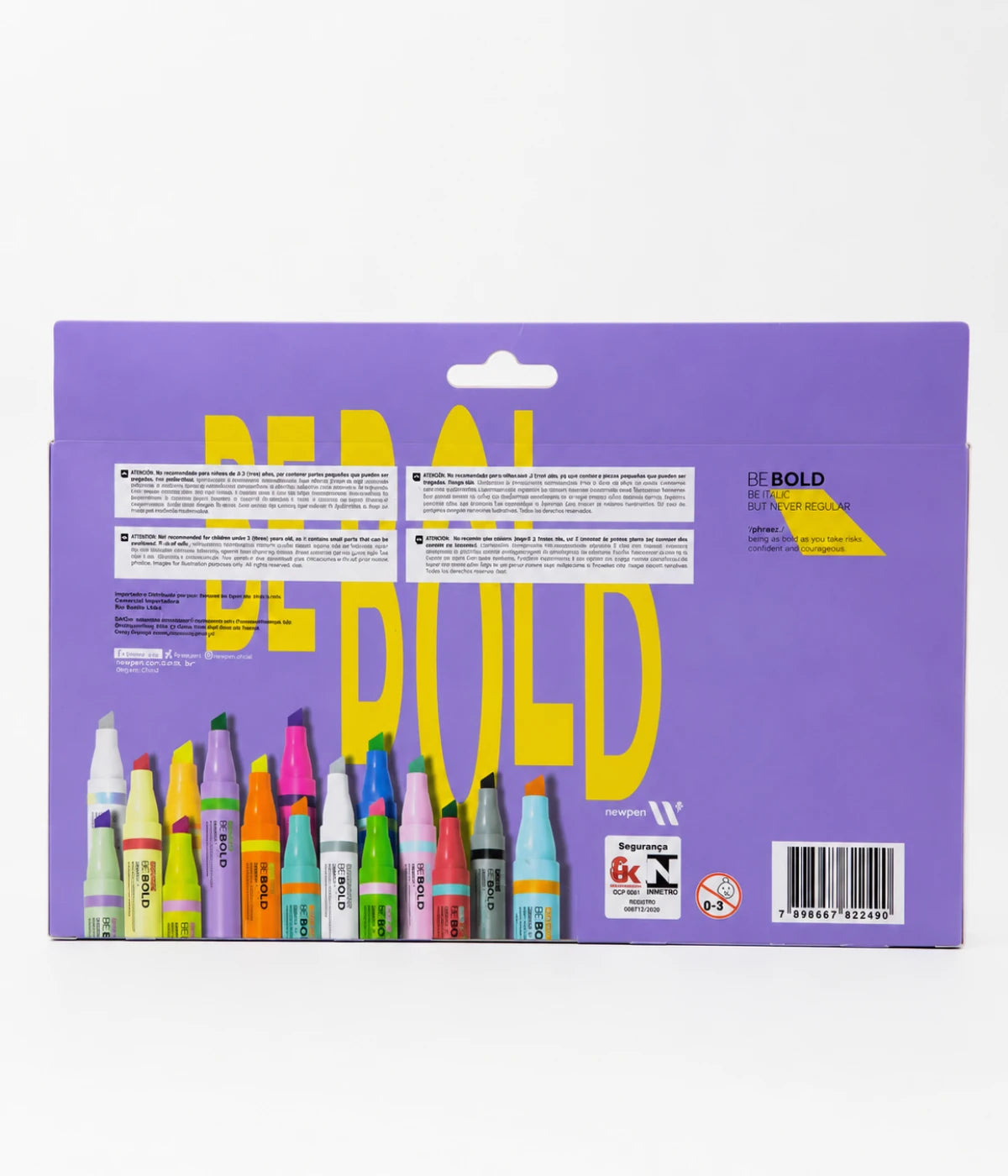 Kit De Canetas Perfumadas Marca Texto Bebold Newpen