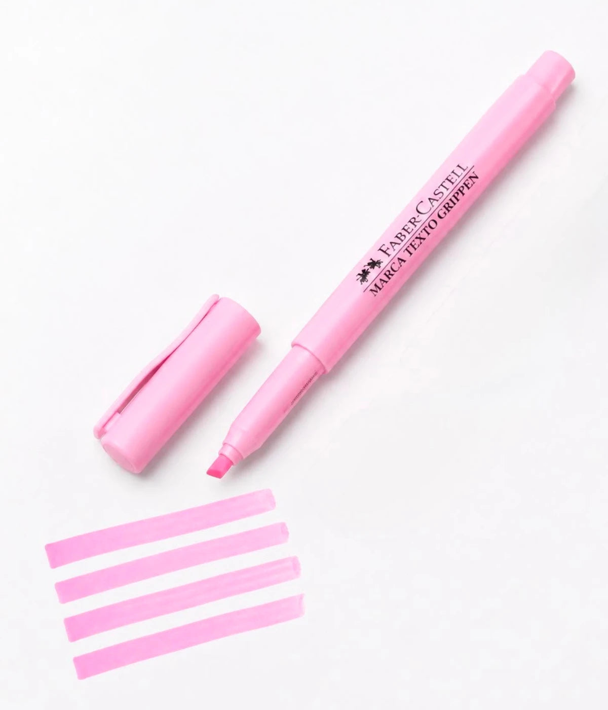 Marca Texto Rosa Faber Castell Grifpen Kit 2 Unidades