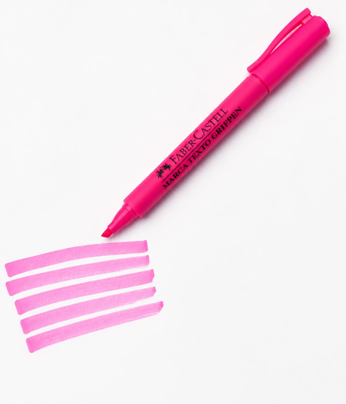 Marca Texto Rosa Faber Castell Grifpen Kit 2 Unidades