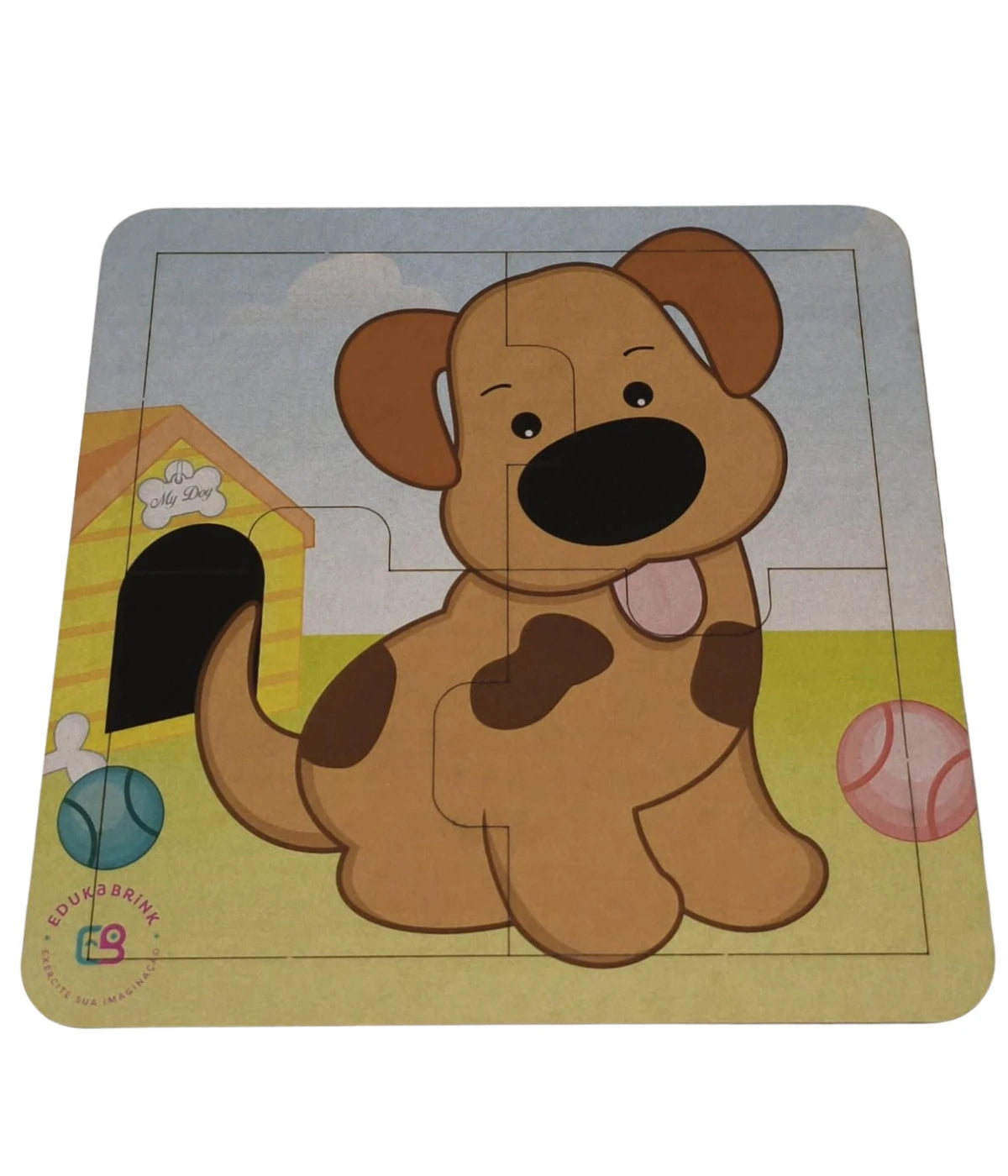 Kit 4 Quebra-cabeças Animais Infantil 4 Peças