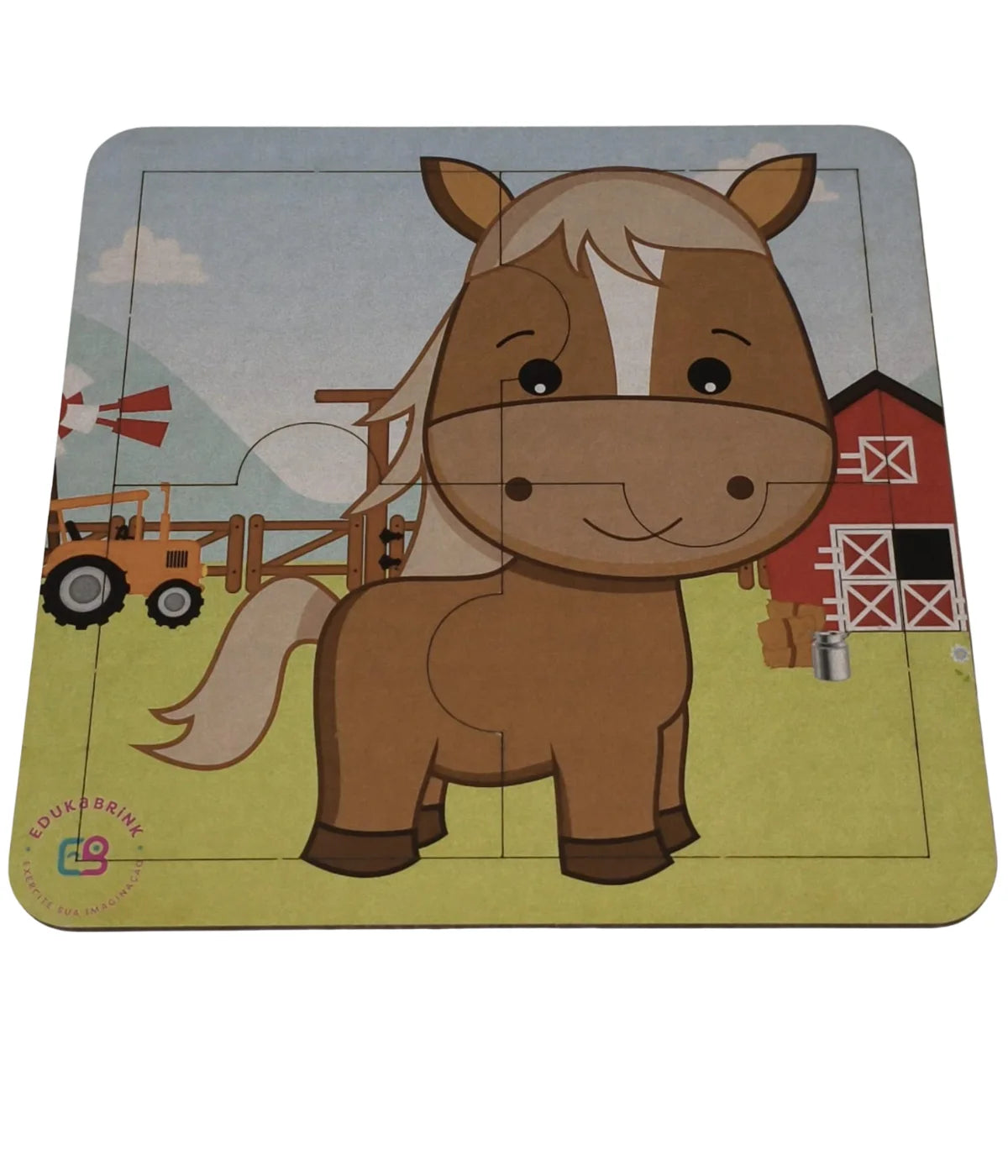 Kit 4 Quebra-cabeças Animais Infantil 4 Peças
