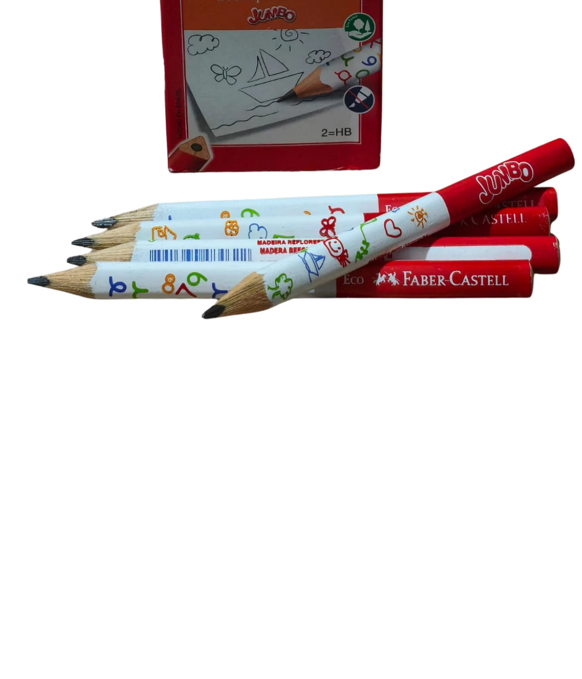 Lápis Jumbo Triangular para escrever grafite Faber Castell