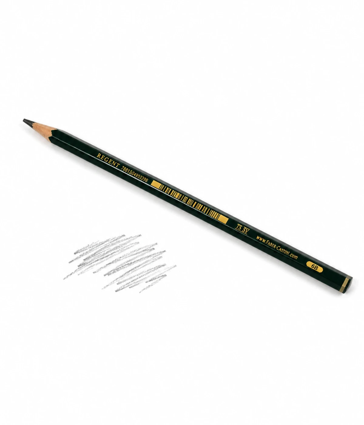 Lapis Faber Castell 6B grafite preto