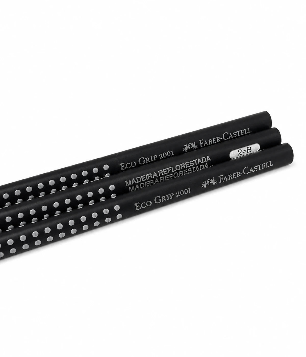 Lápis de escrever triangular com Grip preto n2 Faber Castell