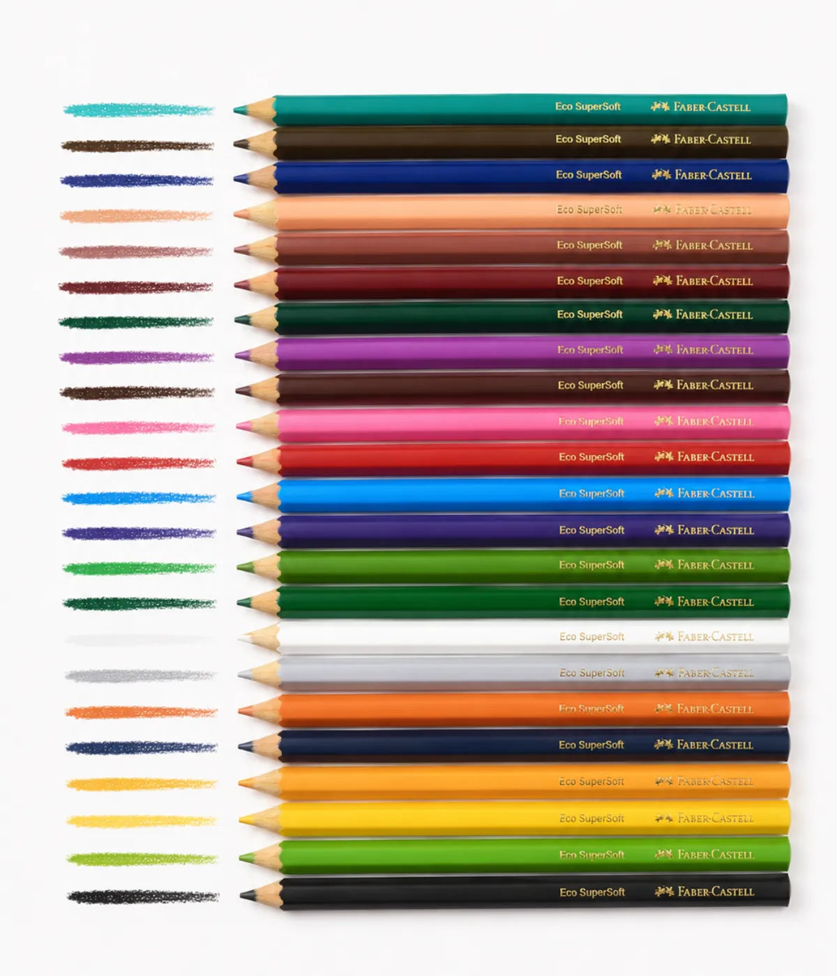 Lápis de Cor 24 Cores sextavado Faber Castell