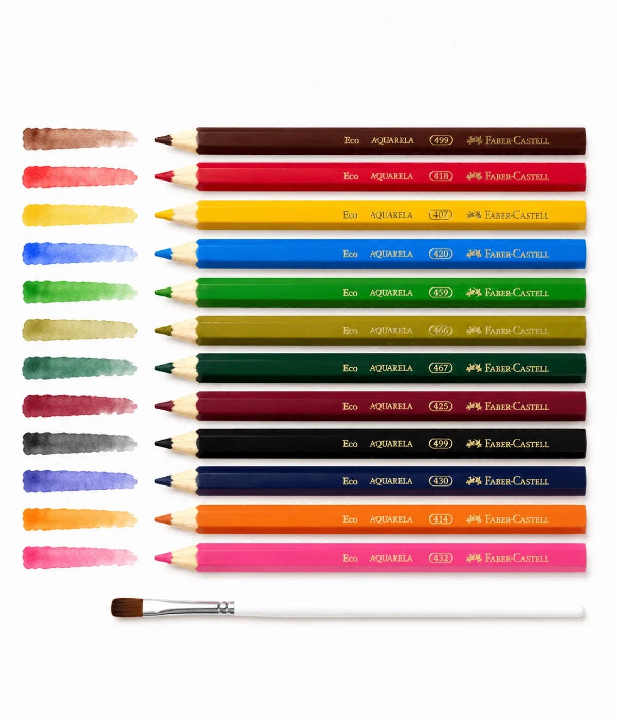 Lápis Aquarela 12 Cores Faber Castell - Lápis Aquarelável