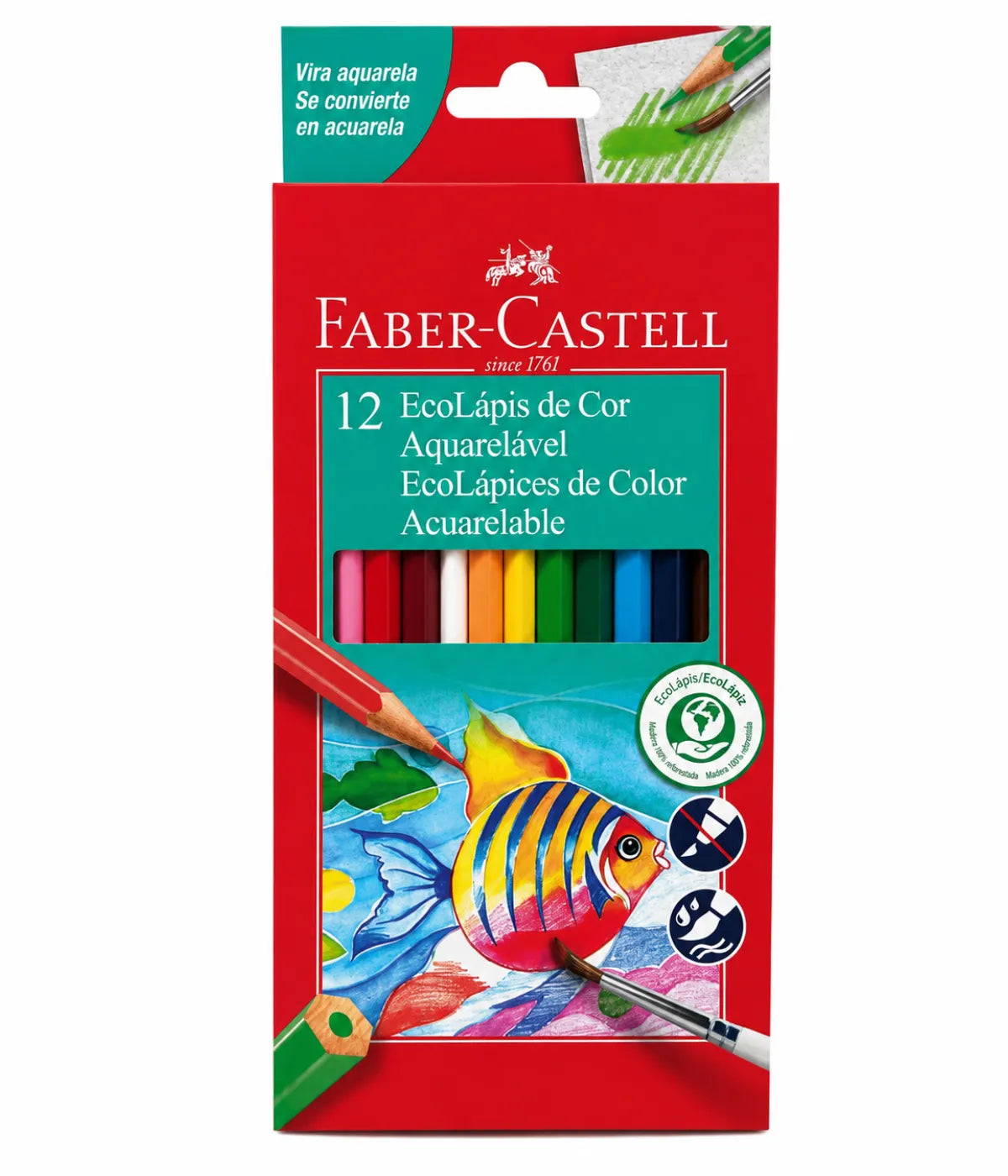Lapis de cor Aquarela Faber
