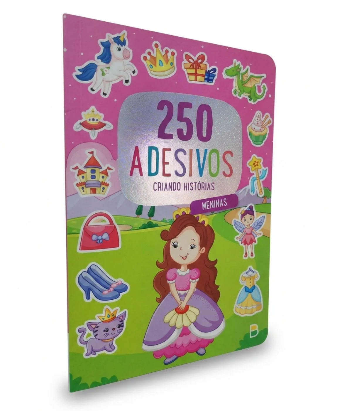 Kit presente interativo para meninas 5 livros de princesas +3anos