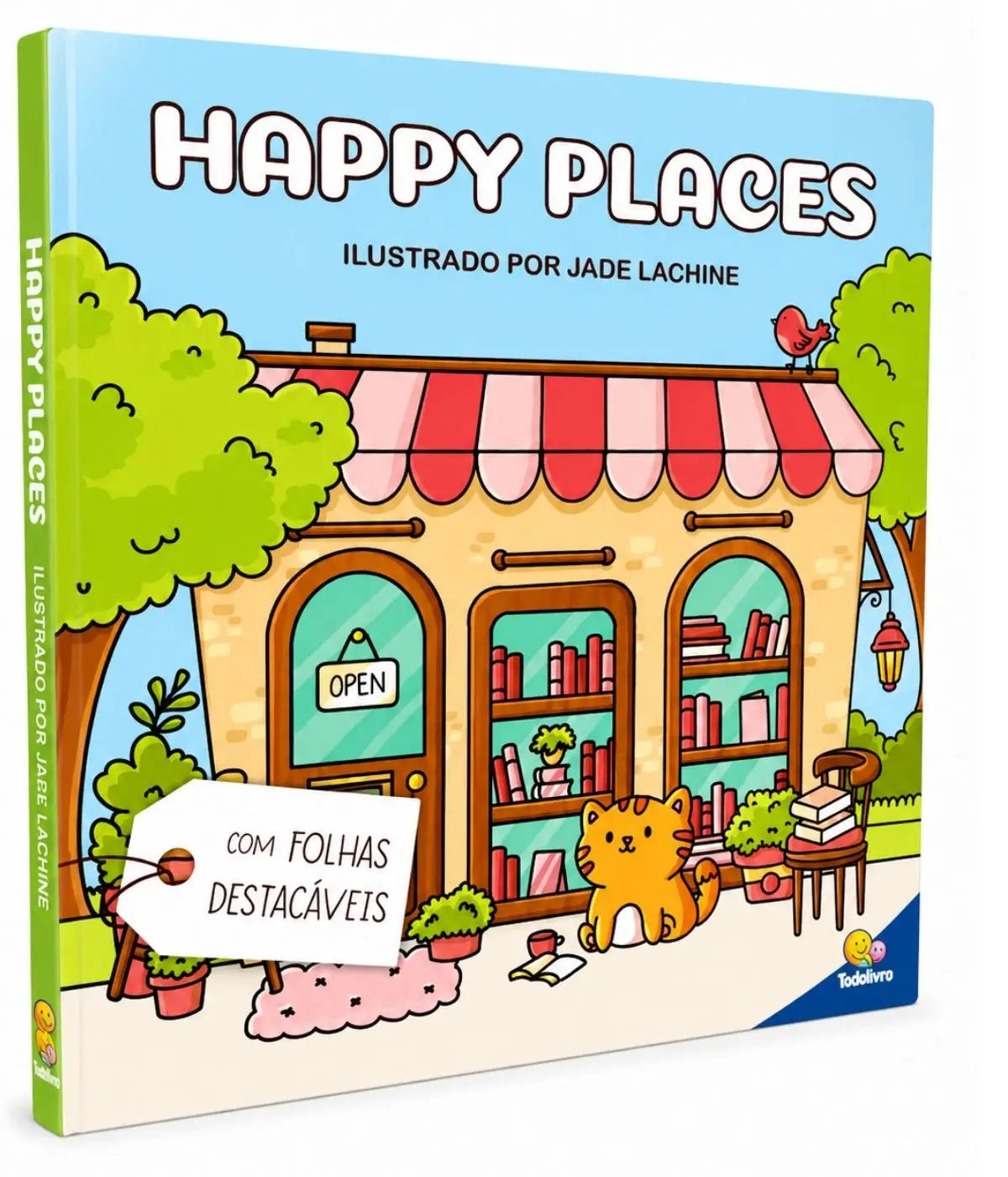 Kit presente 6 Livros para Colorir Fluffy Friends Educativos