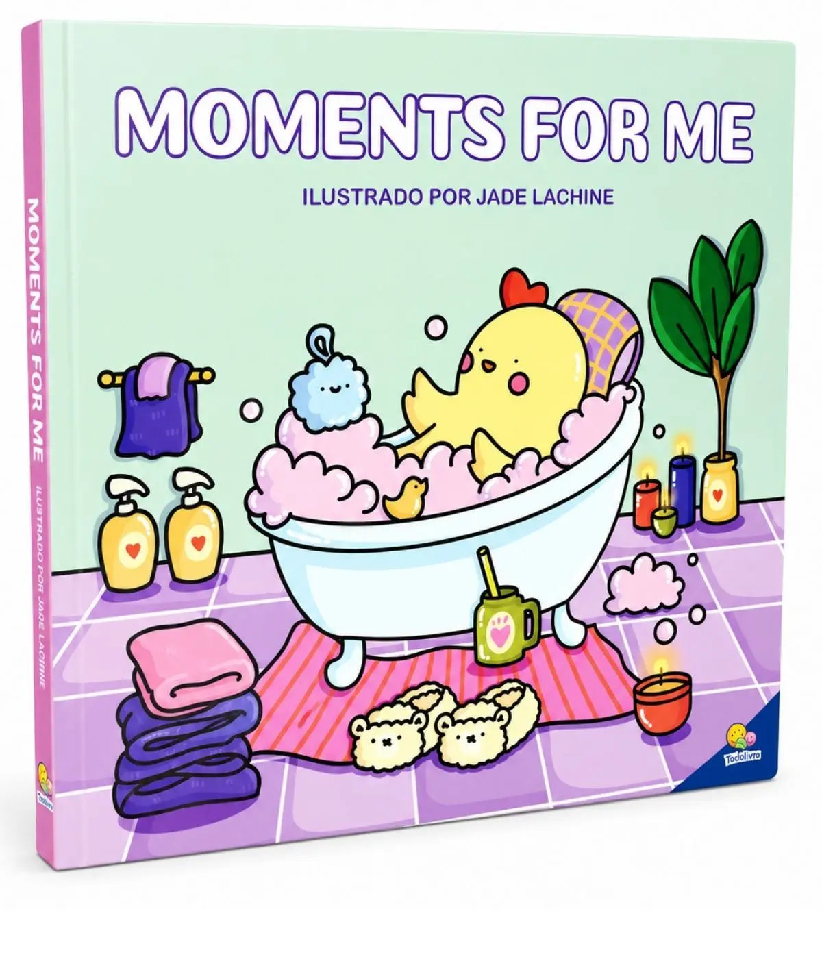 Kit presente 6 Livros para Colorir Fluffy Friends Educativos