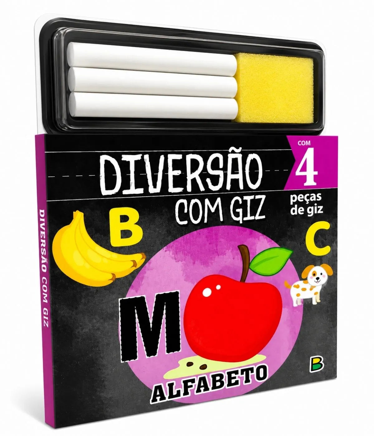 Kit Com 4 Livros Para Alfabetização Escrevendo Com Giz