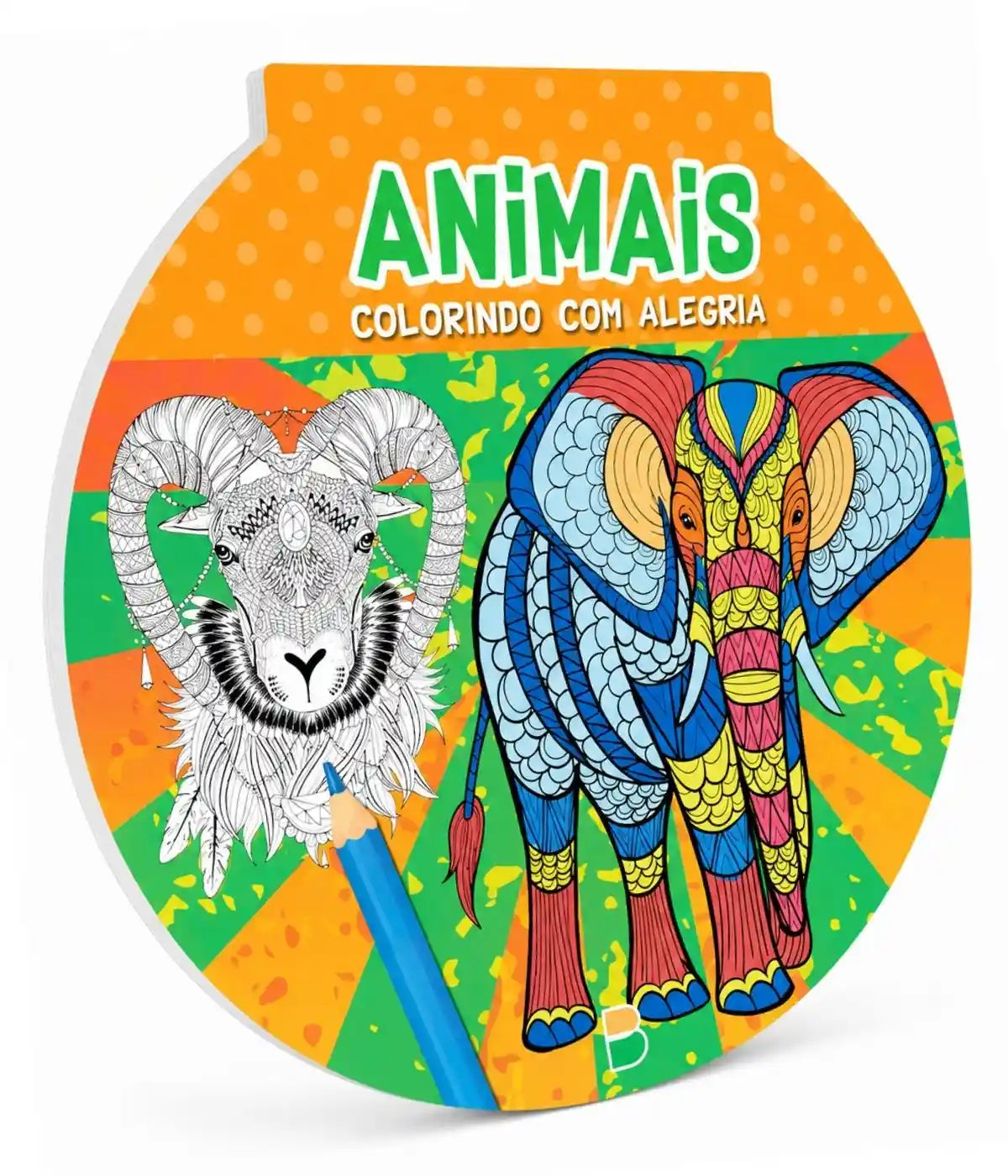 Kit Presente Livros Para Colorir Mandalas - 4 Temas Na Caixa