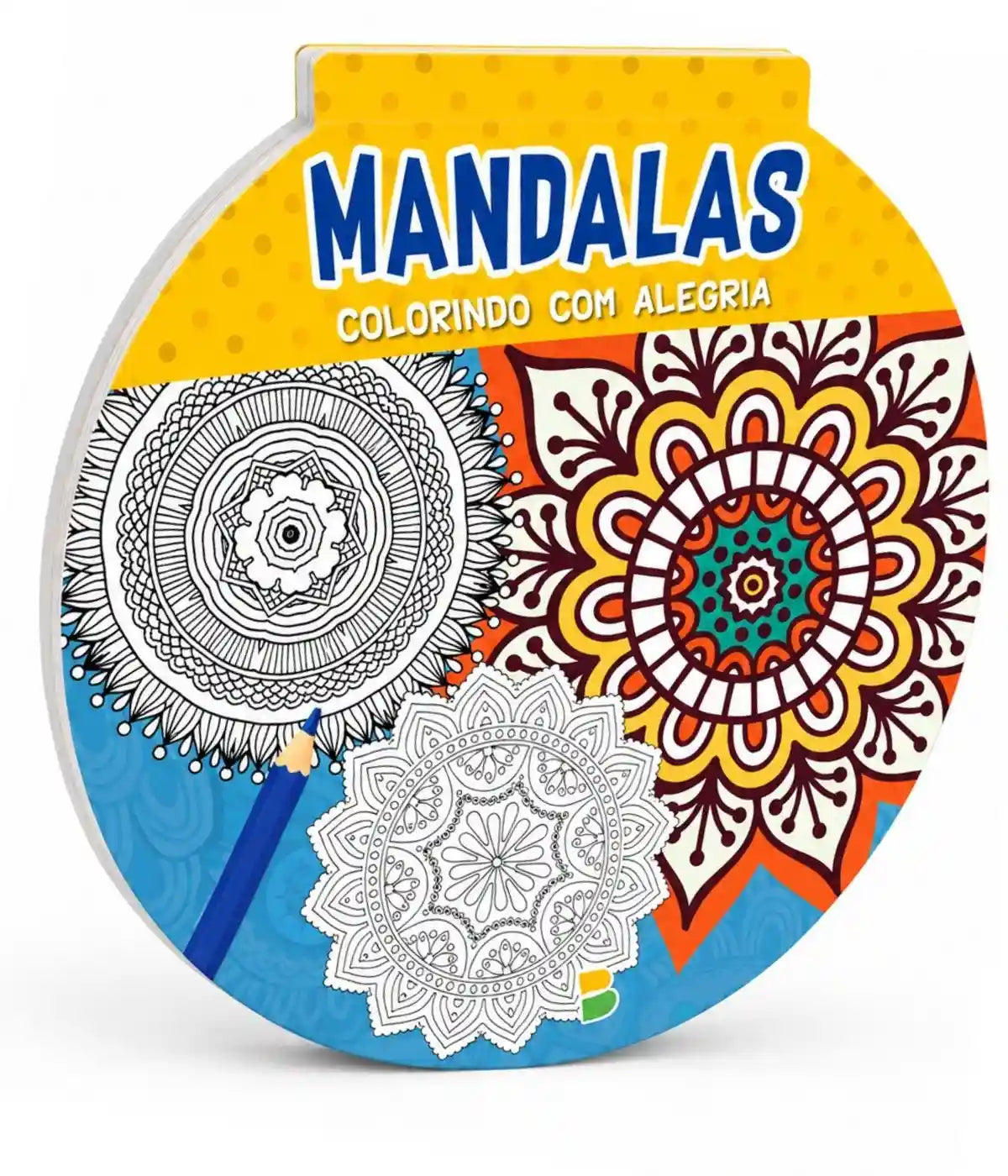 Kit Presente Livros Para Colorir Mandalas - 4 Temas Na Caixa