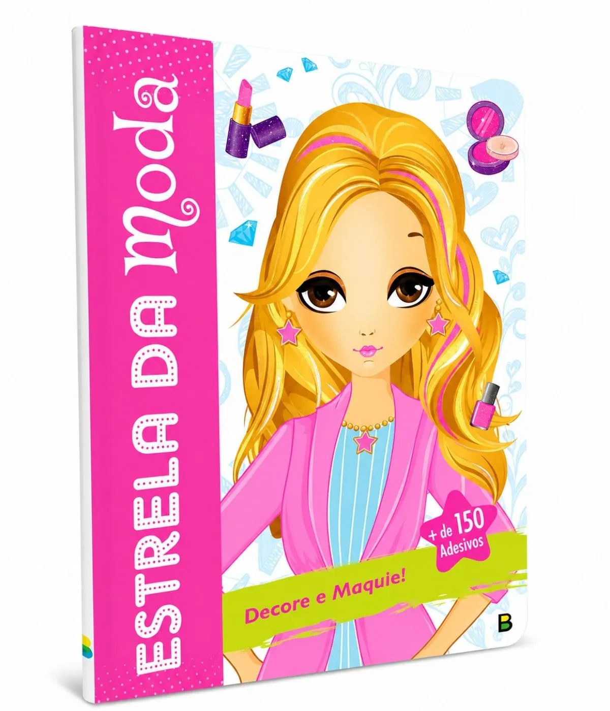 Kit presente 4 livros infantil interativo para meninas +6 anos