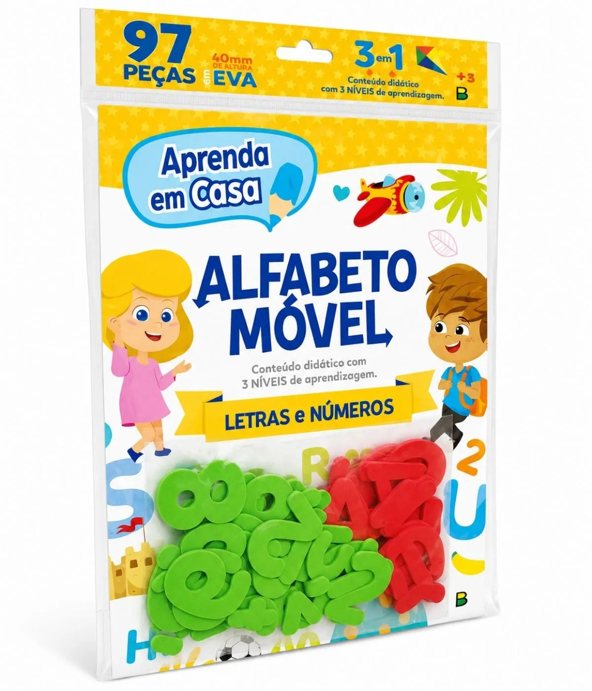 Kit Alfabetização Infantil 4 Ítens Interativos e Educativos Matemática