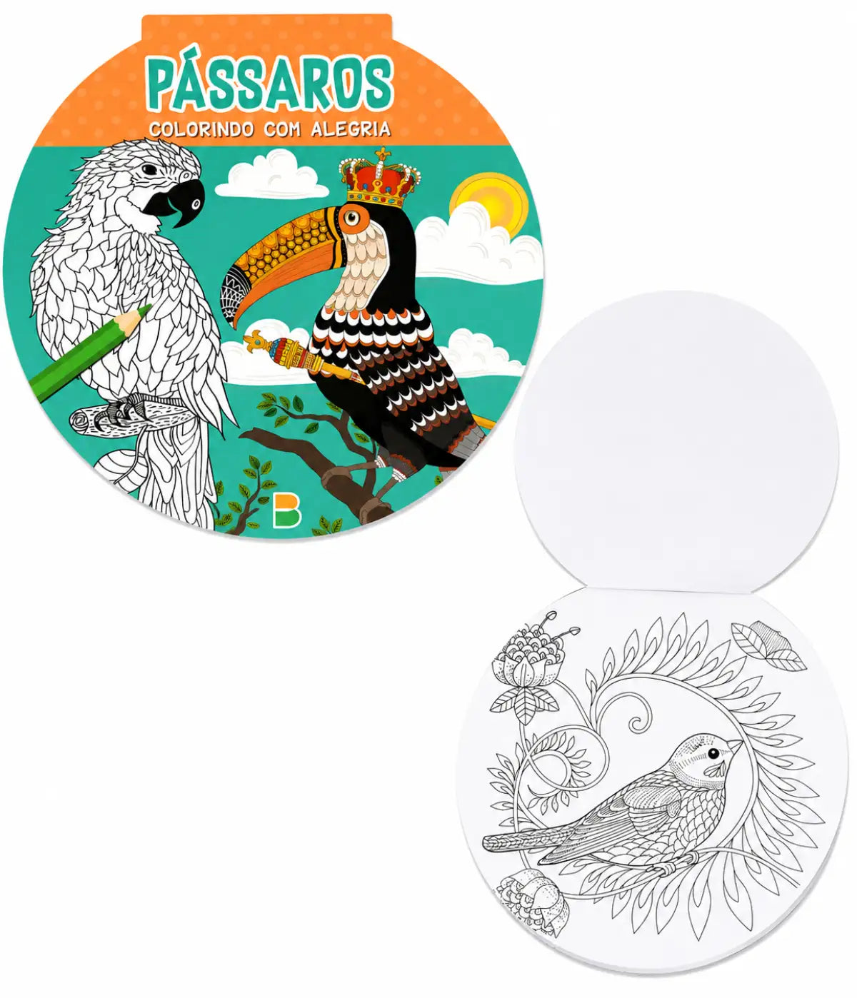 Kit Presente Livros Para Colorir Mandalas - 4 Temas Na Caixa