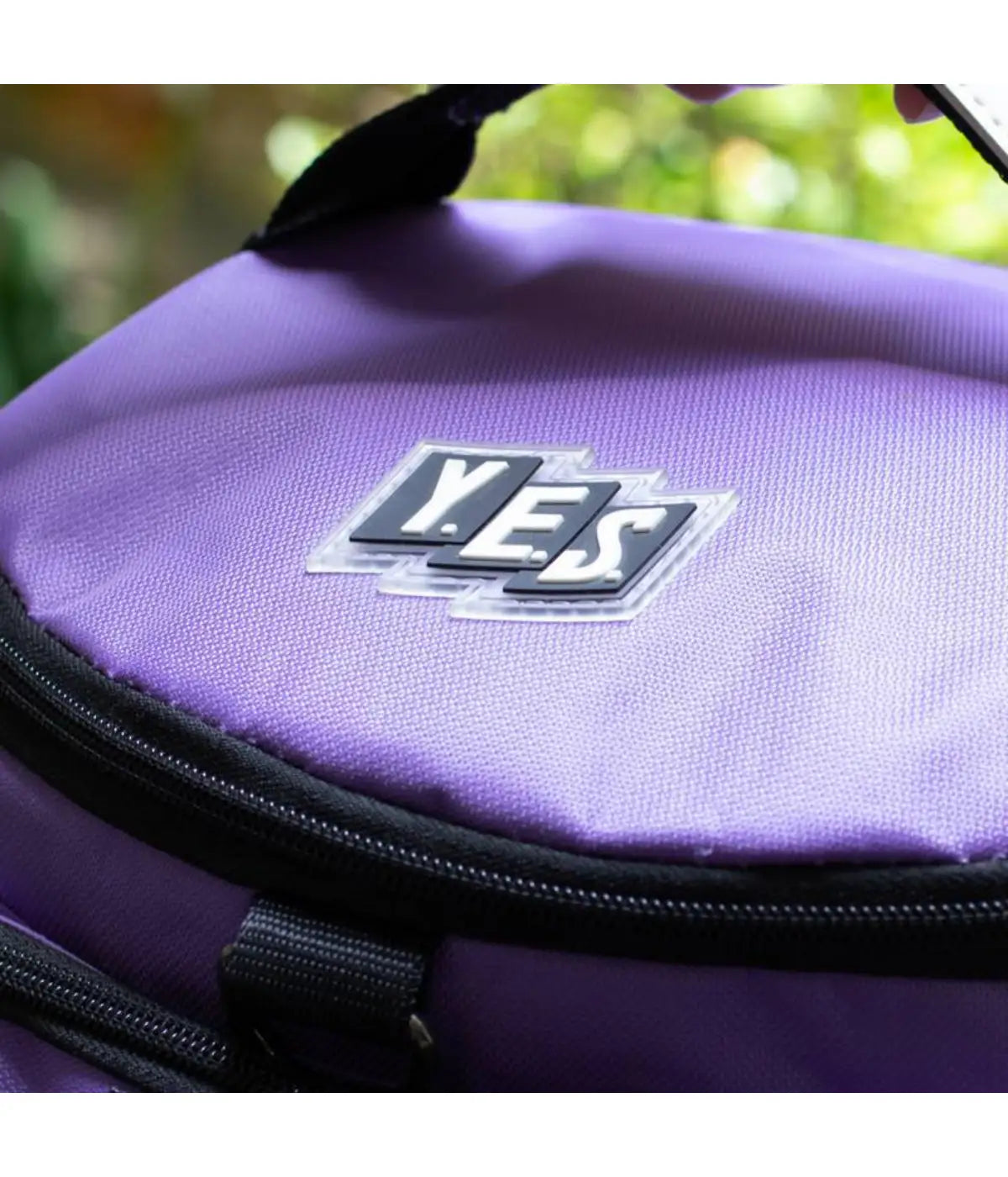 Mochila Yes 3 em 1 Lilás Alça de Mão e Transversal