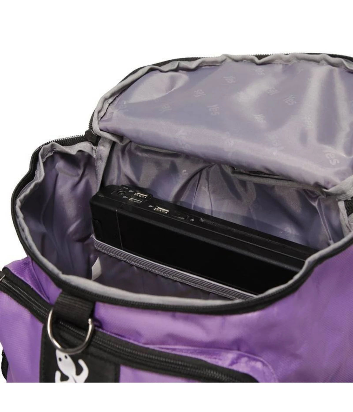 Mochila Yes 3 em 1 Lilás Alça de Mão e Transversal