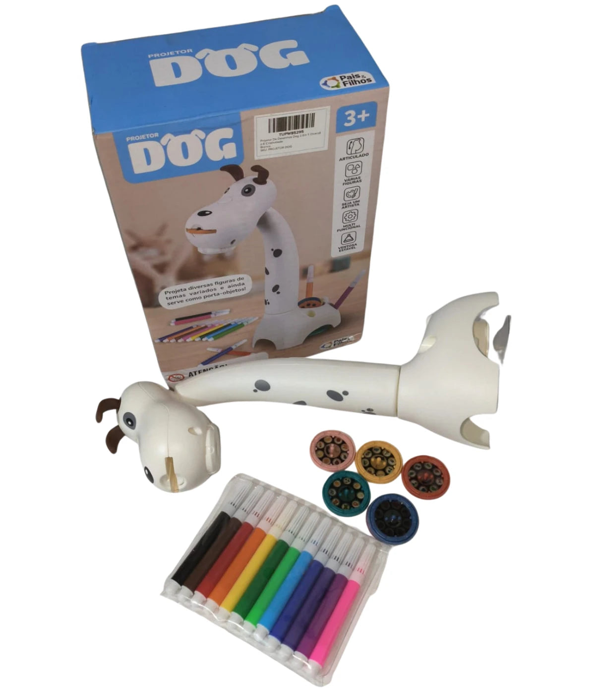 Projetor para Desenho Infantil Cachorro "DOG" com 48 imagens