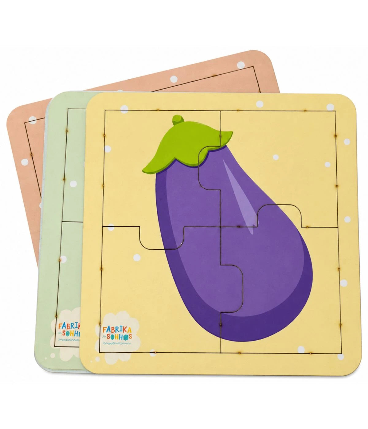 Quebra cabeças pedagogico Legumes