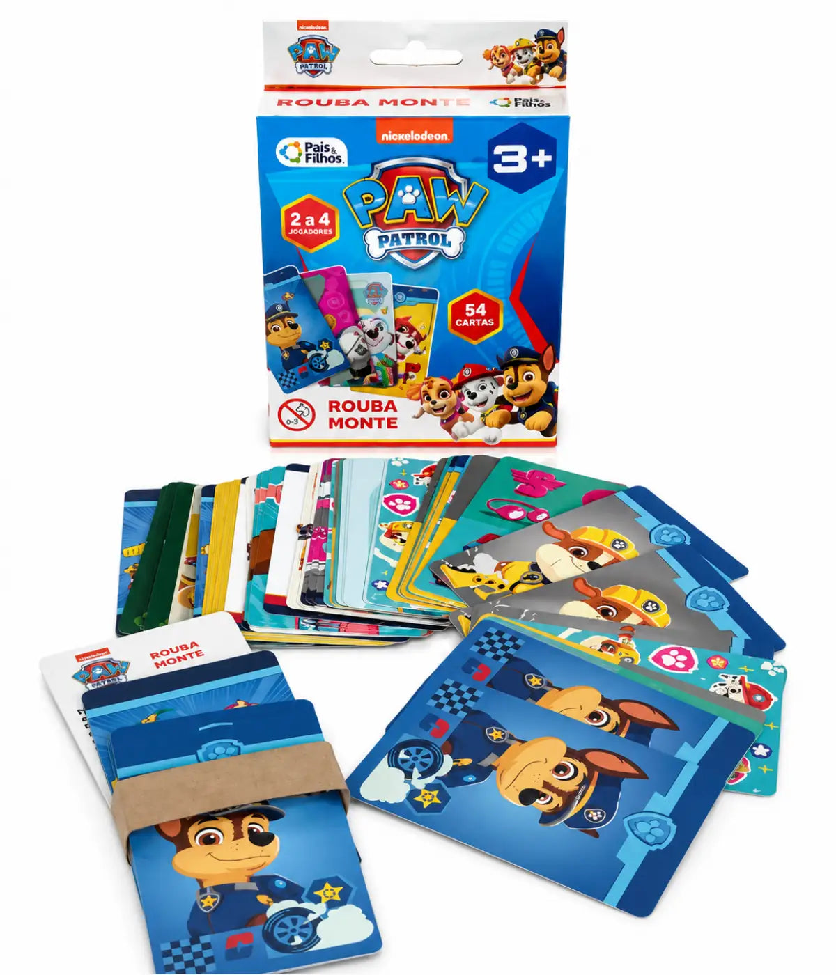 Jogo Rouba Monte Patrulha Canina Infantil +3 Anos