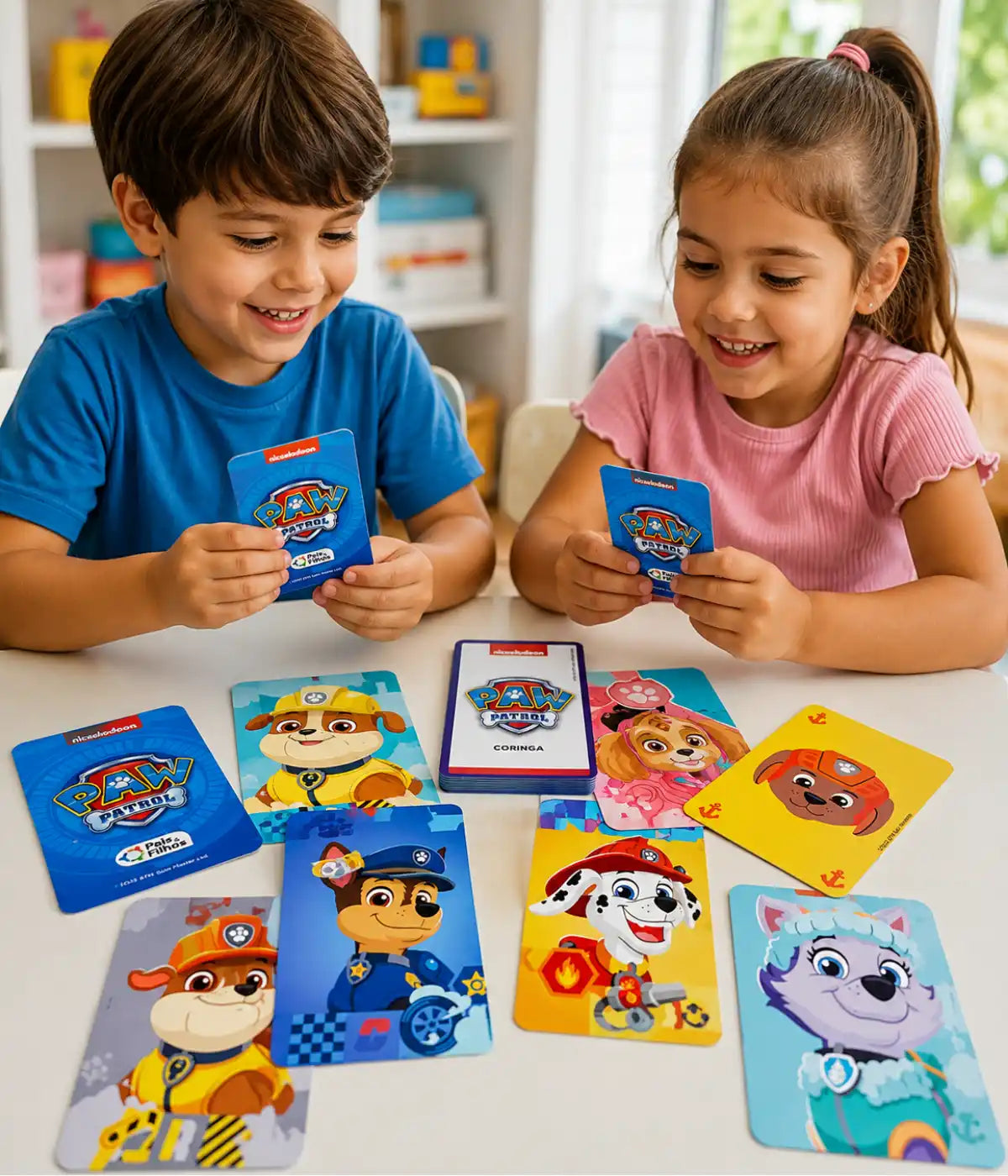 Jogo Rouba Monte Patrulha Canina Infantil +3 Anos