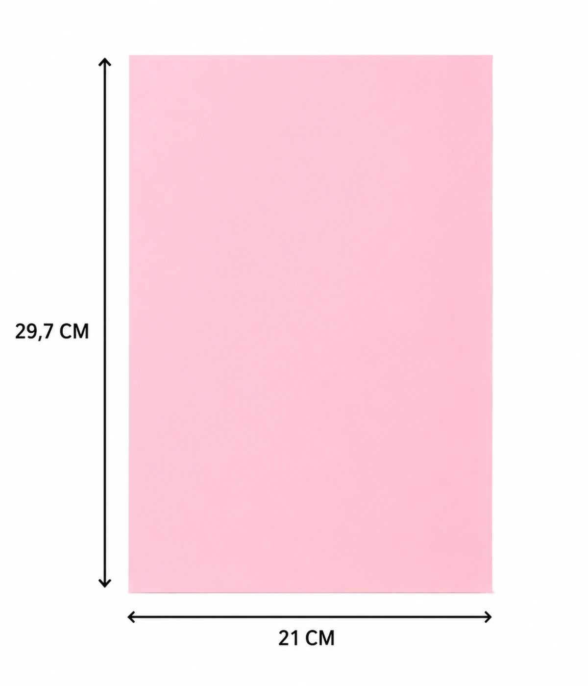 Papel Sulfite A4 Rosa 75g 100 Folhas Report Senninha